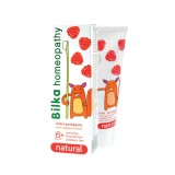 Pasta de dinti pentru copii Bilka Homeopathy Organic 6+ zmeura 50ml