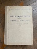 Studii si referate privind istoria Romaniei (partea 1)