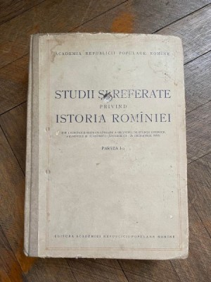 Studii si referate privind istoria Romaniei (partea 1) foto