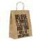 Sacosa Cadou Kraft, Believe in Yourself, Hartie, 26x12x32cm, Maro