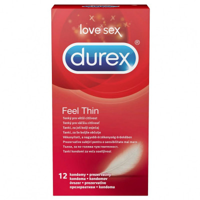 Prezervative Durex Feel Thin 12 bucati foto