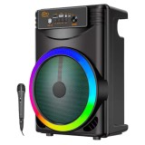 Boxa portabila ZQS8146, 48W P.M.P.O, USB, BT, AUX, FM, microfon