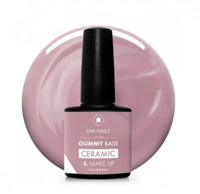 ENII Lac gel UV/LED - Gummy Base Ceramic - 5. Make Up, 10ml foto