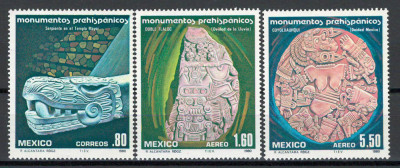 Mexic 1980 MNH - Monumente nationale prehispanice, nestampilat foto