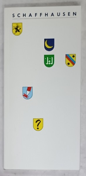 SCHAFFHAUSEN , SERIA &#039; 23 DE CANTOANE ALE ELVETIEI &#039; , 1991, TEXT IN LIMBA GERMANA *