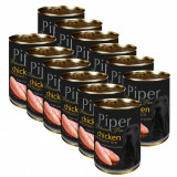 Cumpara ieftin Piper Platinum Pure conservă cu pui și orez brun 12 x 400 g