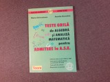 MARIA CHIRCULESCU TESTE GRILA DE ALGEBRA SI ANALIZA MATEMATICA PENTRU ADMITRERE