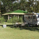 VidaXL Cort Canopy Pop-up Verde 400 x 400 cm țesătură