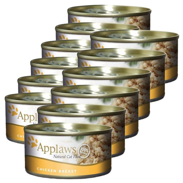 Applaws Cat - conservă pentru pisici cu piept de pui , 12 x 70g