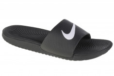 Papuci flip-flop Nike Kawa Slide Gs/Ps 819352-001 negru foto