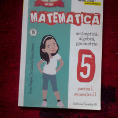 w0b Matematica - aritmetica, algebra geometrie 5 - partea I, semestrul I