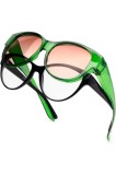 Ochelari de soare polarizați Face Shadow pentru purtat peste ochelari normali sau de soare, cu protecție UV400 pentru femei, ochelari oversize pentru
