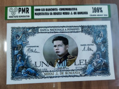 REPRODUCERE bancnota 1000 lei an 1941 Fantezie foto