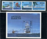 Barbuda 1984 - Vapoare, supr., serie neuzata