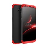 Cumpara ieftin Husa Samsung Galaxy S9, GloMax 360, Negru-Rosu, Rezistenta la Socuri, Praf si Zgarieturi, Carcasa Protectie