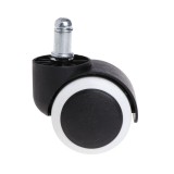 Cumpara ieftin Rotita Scaun Birou Cauciuc Negru, Universala, Silentioasa, Protectie Parchet, 1 Bucata