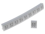 Etichete albe autocolante 5mm, 250 bucăți