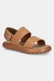 Camper sandale de piele Pelotas Flota Sandal femei, culoarea maro, K201772-004