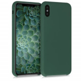 Husa pentru Apple iPhone XS Max, Silicon, Verde, 45909.169, Carcasa