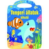 Tengeri &aacute;llatok kifestő