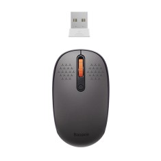 Mouse wireless bt5.0, 2.4g, 1600 dpi baseus f01b, frosted grey