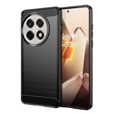 Husa pentru OnePlus 13R - Techsuit Carbon Silicone - Black