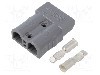 Conector alimentare DC, 0,6kV, 2 pini, seria AXC50, {{Dimensiune pin}}. AMPHENOL - AXC508H6