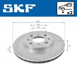 SKF VKBD 80167 V2 Disc frana