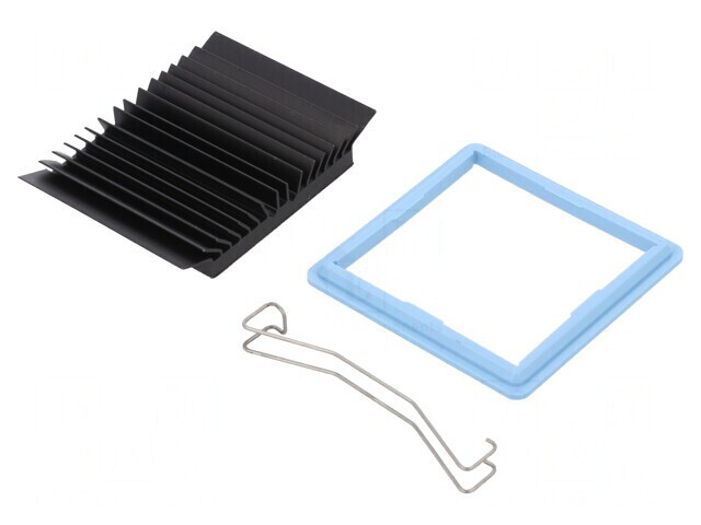 Radiator BGA Negru 45x45mm