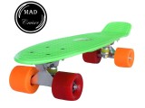 Penny board Mad Cruiser Original verde, compact, cu rulmenti ABEC 7