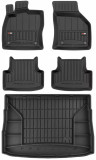 Set Covorase Auto Cauciuc Negro Volkswagen Golf 7 2012&rarr; Hatchback Pro Line Tip Tavita 3D 3D407060 + Tavita Portbagaj Negro Volkswagen Golf 7 2012&rarr; Hat