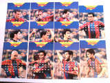 Calendar fotbal-anii`90- jucatori FC BARCELONA (dimensiunea unei foto 29x21 cm)