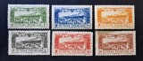 Guiana Franceză 1933&ndash;1940 - Set 6 Timbre Poștă Aeriană &bdquo;Hidroavion deasupra orașului Cayenne&rdquo; -CLF1