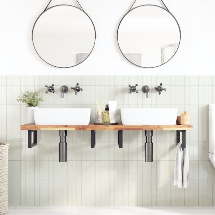 vidaXL Blat de masă 140x40x4 cm dreptunghiular lemn masiv de acacia 4008782