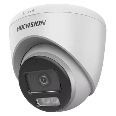 Camera analog Dual Light 2MP, lentila 2.8mm, IR 40m, Lumina Alba 40m, Microfon IP67 - HIKVISION DS-2CE72DF0T-LFS-2.8mm SafetyGuard Surveillance foto