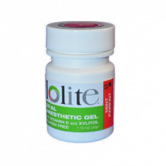 Gel Anestezic, Dharma Research, Iolite, Cu Xilitol si Vitamina E, Benzocaina 20%, Aroma Menta, 30gr