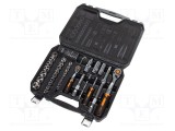 Set chei tubulare 6-puncte 73 piese NEO TOOLS, fixare 1/2 și 1/4