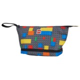 Geanta de toaleta LEGO Colorful Bricks cu compartiment dublu, 3L