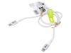 Cablu USB 2.0 Goobay Apple Lightning și USB C 0,5m alb 60W