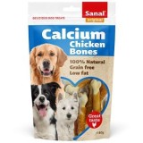 Sanal Dog Calcium Chicken Bones Doypack, 80 g