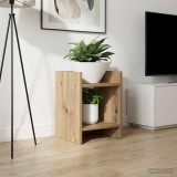 vidaXL Suport pentru plante cu raft Stejar Artizanal 30 x 30 x 40 cm 899624