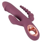 Vibratoare iepuras - You2Toys Vibrator Subtire Tripul Violet Vibrator Curbat pentru Punctul G Vibrator Clitoridian Vibrator Anal Toate in Unu, You 2 Toys