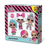 L.O.L. - Set creativ 1400 margele de calcat Beedz,+5 ani, SES Creative