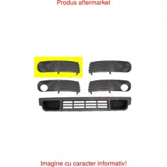 Grila spoiler VW Transporter (T5), 04.2003-10.2009, Dreapta, 7H0807490C, 956827-2, gri, fara locas pentru proiectoare, pentru model Transporter T5 Kf foto