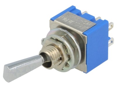 Comutator basculant ON-OFF-ON DP3T foto