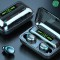Căști Wireless TWS High-Tech cu Power Bank Integrat și Display Digital LED