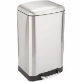 Pubela Cos Gunoi 30L Inox Gri Kitchen Move, Pedala, Interior