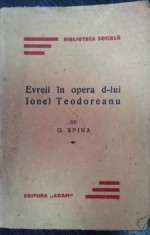 EVREII IN OPERA D - LUI IONEL TEODOREANU foto