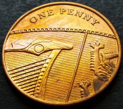 Moneda 1 PENNY - ANGLIA 2012 *cod 2219 A = A.UNC PATINA foto