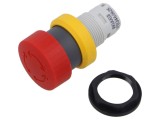 Comutator de siguranță 16mm, roșie